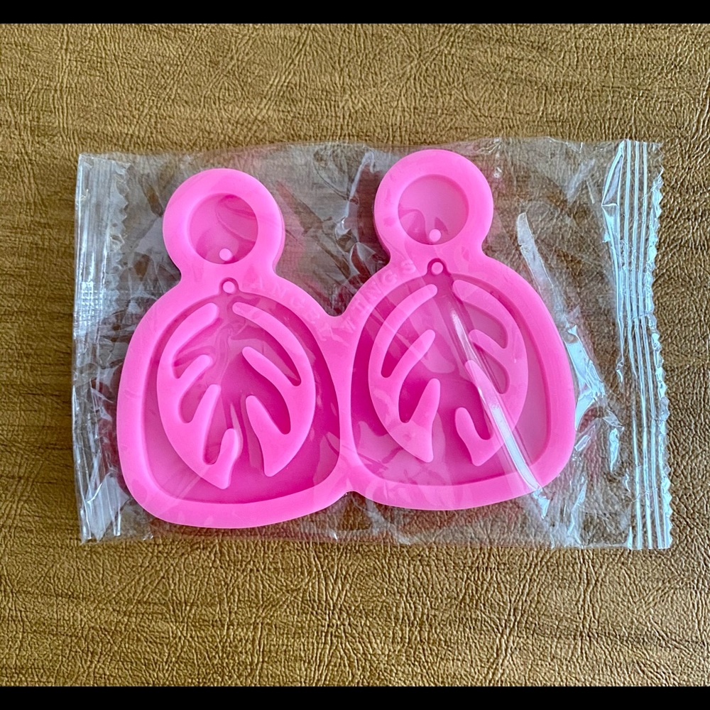 NEW Monstera Leaf Silicone Earring Mold